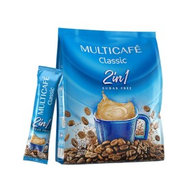 كارتون  قهوة كلاسيك الصحي سريعة التحضير 2 في 1 من MOLTICAFE أكياس 14 غرام عبوة 24 كيس