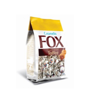 كارتون حلويات التوفي المحشو بأنواع الطعم ماركة FOX