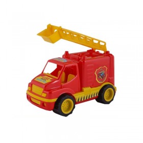 كارتون لعبة سيارة اطفاء الحريق صغيرة لوكس