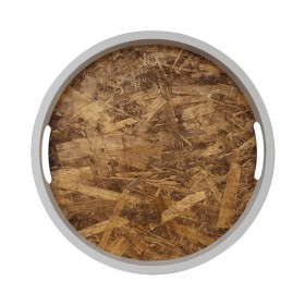 كارتون صينية تقديم خشب تشكيلة اسبرت دائرة الشكل نقشة الخشب